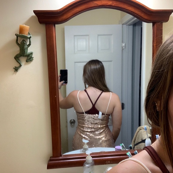 Windsor Rose Gold Sequins dress - Picture 2 of 5